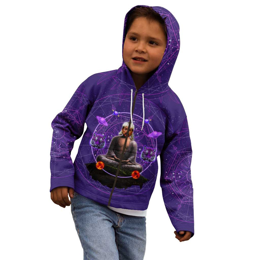 Tiger King Trippy Joe Exotic Astral Meditation Kid Hoodie Trippy Style