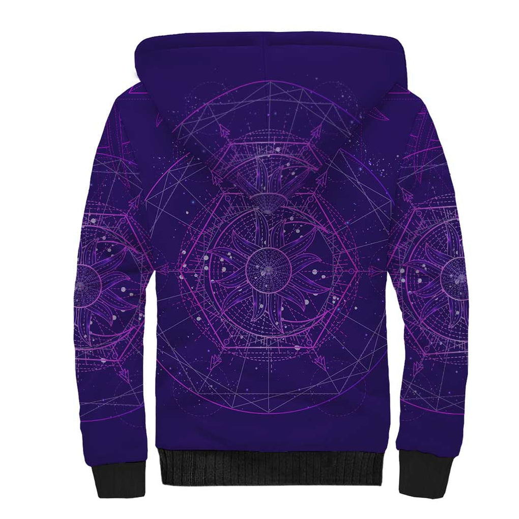 Tiger King Trippy Joe Exotic Astral Meditation Sherpa Hoodie Trippy Style