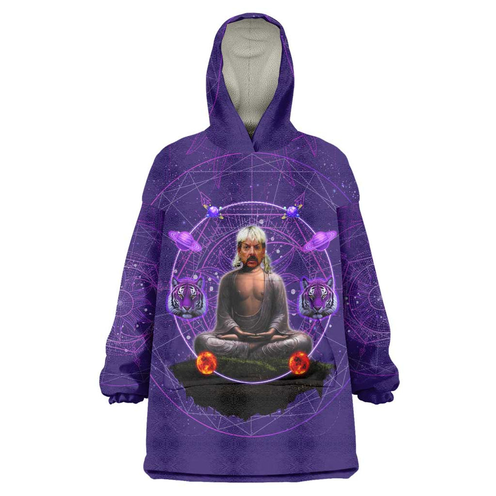 Tiger King Trippy Joe Exotic Astral Meditation Wearable Blanket Hoodie Trippy Style