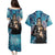Trippy Risotto Nero Metallic Jojo’s Bizarre Adventure Couples Matching Puletasi and Hawaiian Shirt Trippy Style