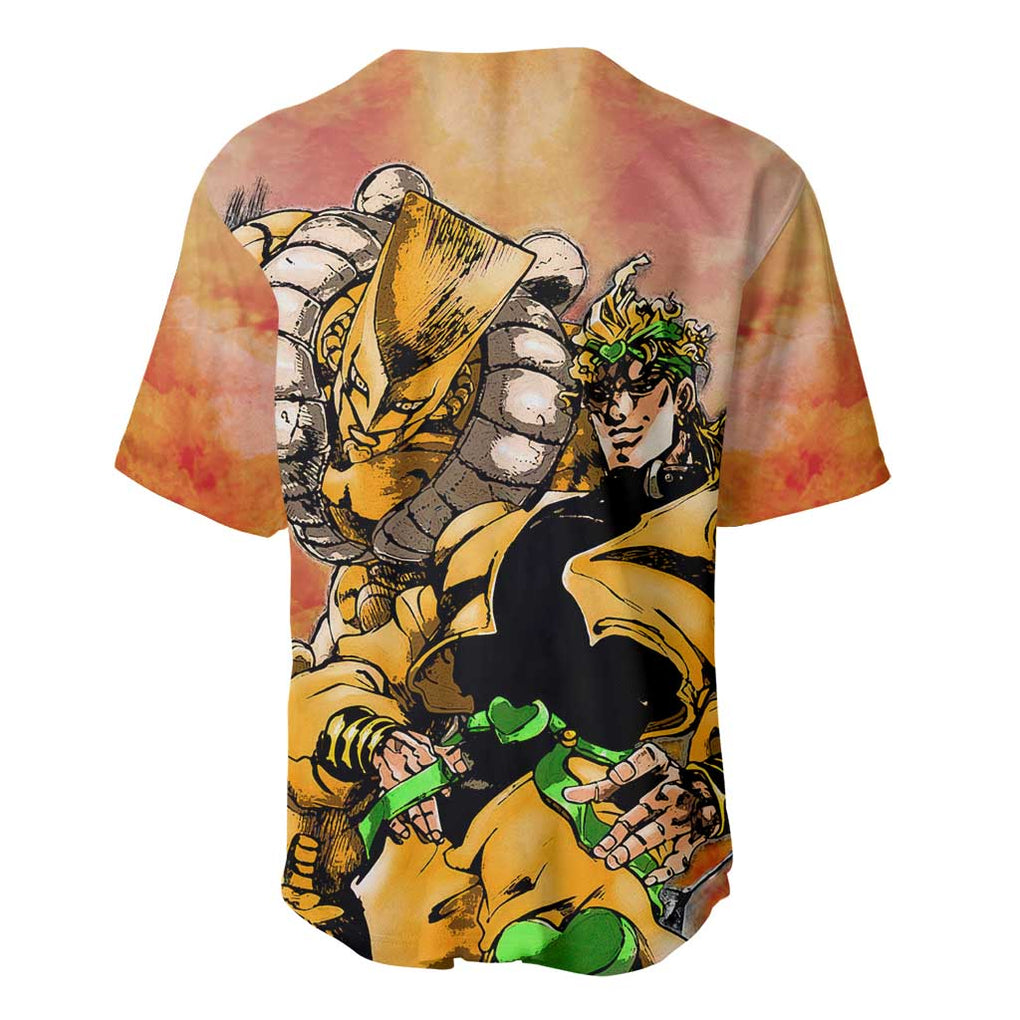 Trippy Dio V1 Jojo’s Bizarre Adventure Baseball Jersey Trippy Style
