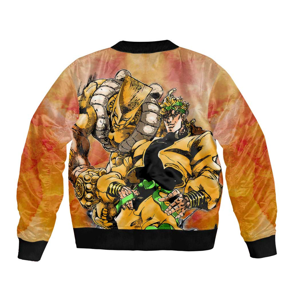Trippy Dio V1 Jojo’s Bizarre Adventure Bomber Jacket Trippy Style