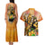 Trippy Dio V1 Jojo’s Bizarre Adventure Couples Matching Tank Maxi Dress and Hawaiian Shirt Trippy Style