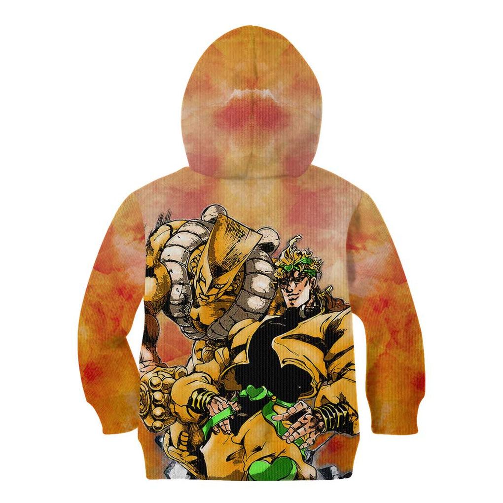 Trippy Dio V1 Jojo’s Bizarre Adventure Kid Hoodie Trippy Style