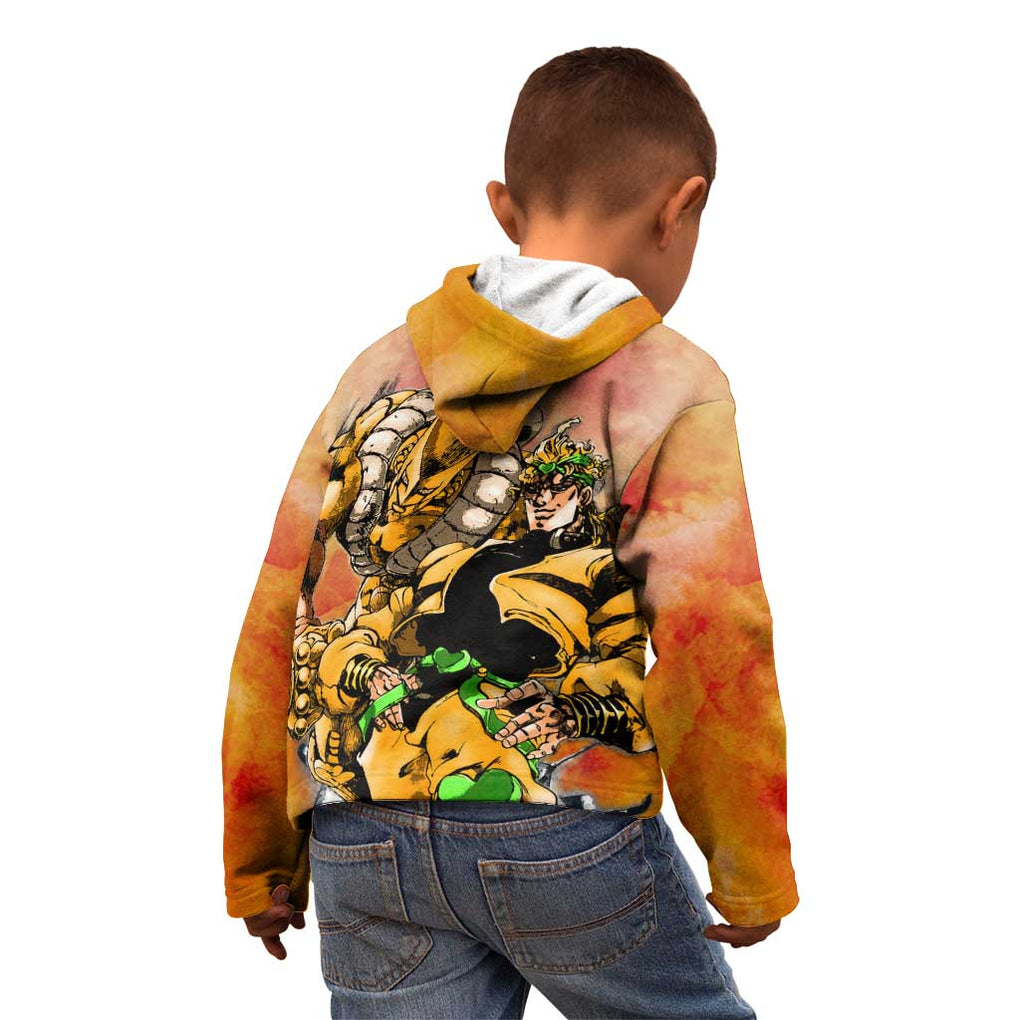 Trippy Dio V1 Jojo’s Bizarre Adventure Kid Hoodie Trippy Style