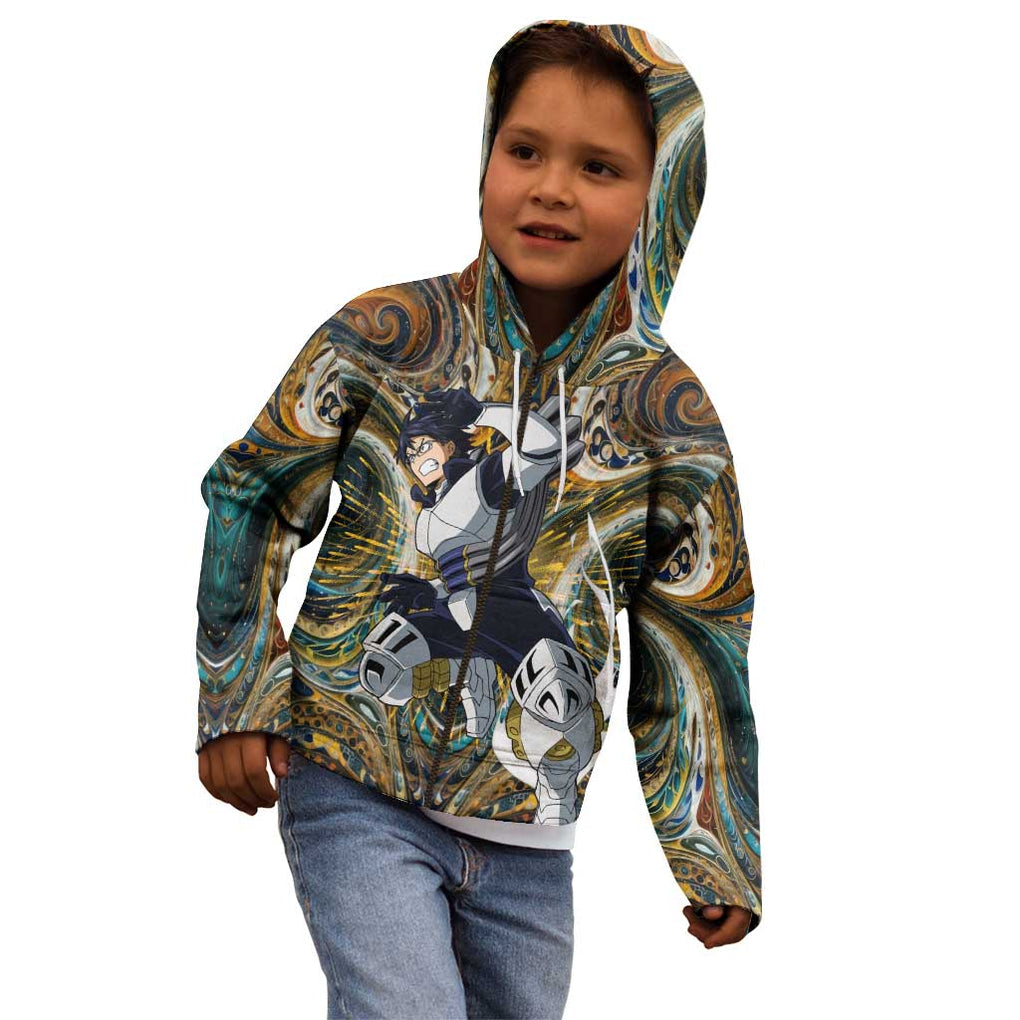 Trippy Engine Ida Tenya My Hero Academia Kid Hoodie Trippy Style