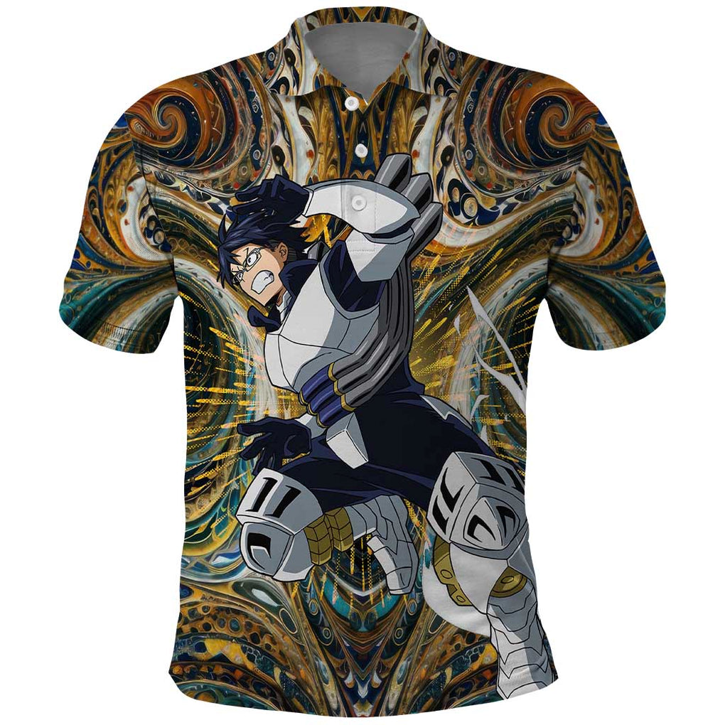 Trippy Engine Ida Tenya My Hero Academia Polo Shirt Trippy Style