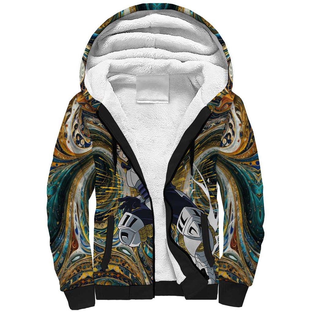Trippy Engine Ida Tenya My Hero Academia Sherpa Hoodie Trippy Style
