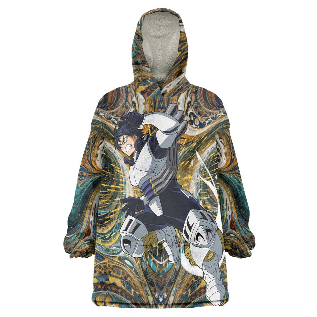 Trippy Engine Ida Tenya My Hero Academia Wearable Blanket Hoodie Trippy Style
