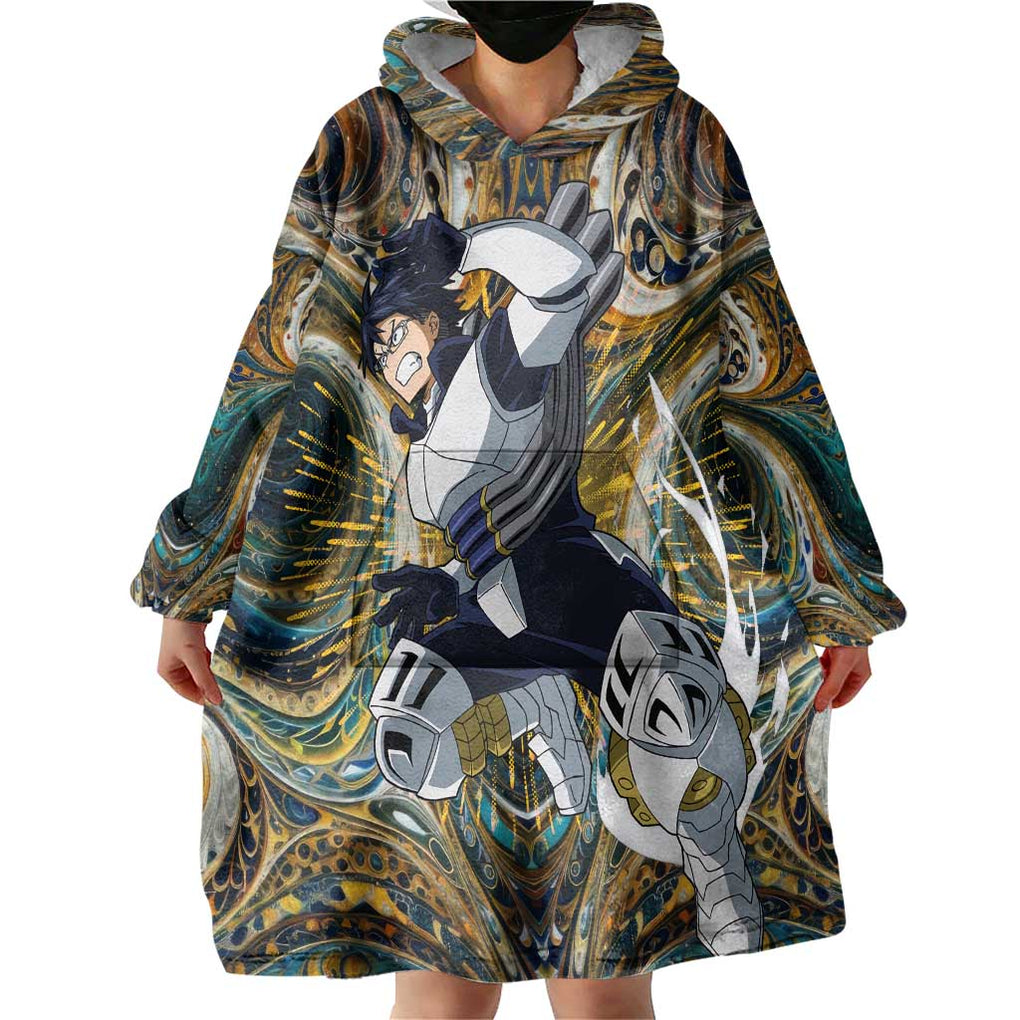 Trippy Engine Ida Tenya My Hero Academia Wearable Blanket Hoodie Trippy Style