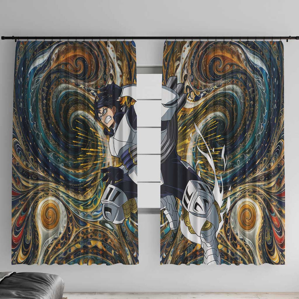 Trippy Engine Ida Tenya My Hero Academia Window Curtain Trippy Style