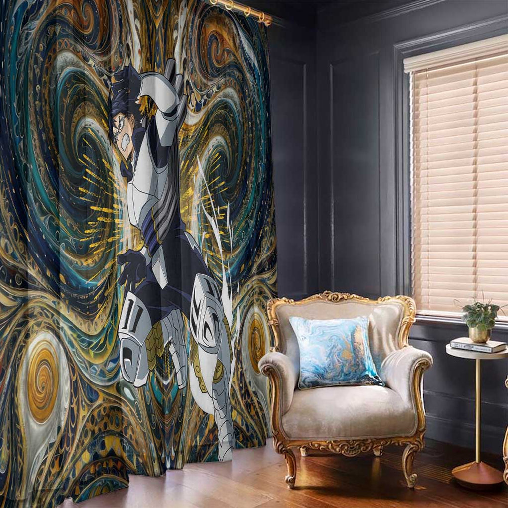 Trippy Engine Ida Tenya My Hero Academia Window Curtain Trippy Style