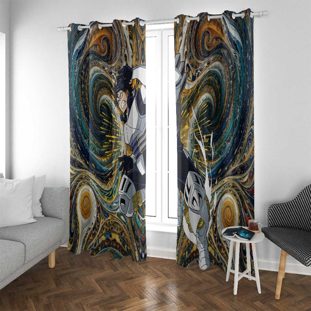 Trippy Engine Ida Tenya My Hero Academia Window Curtain Trippy Style