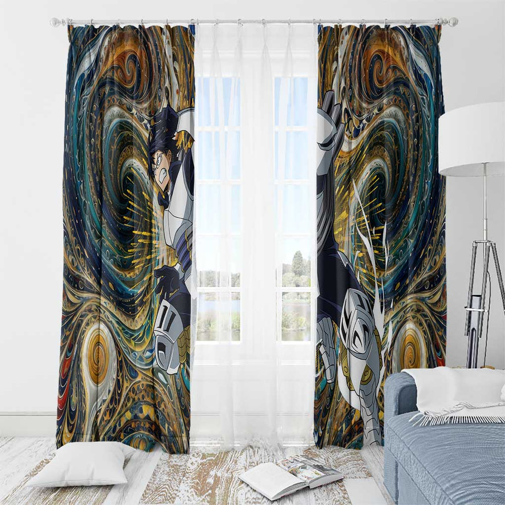 Trippy Engine Ida Tenya My Hero Academia Window Curtain Trippy Style