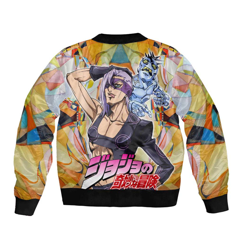 Trippy Melone Babyhead Jojo’s Bizarre Adventure Bomber Jacket Trippy Style