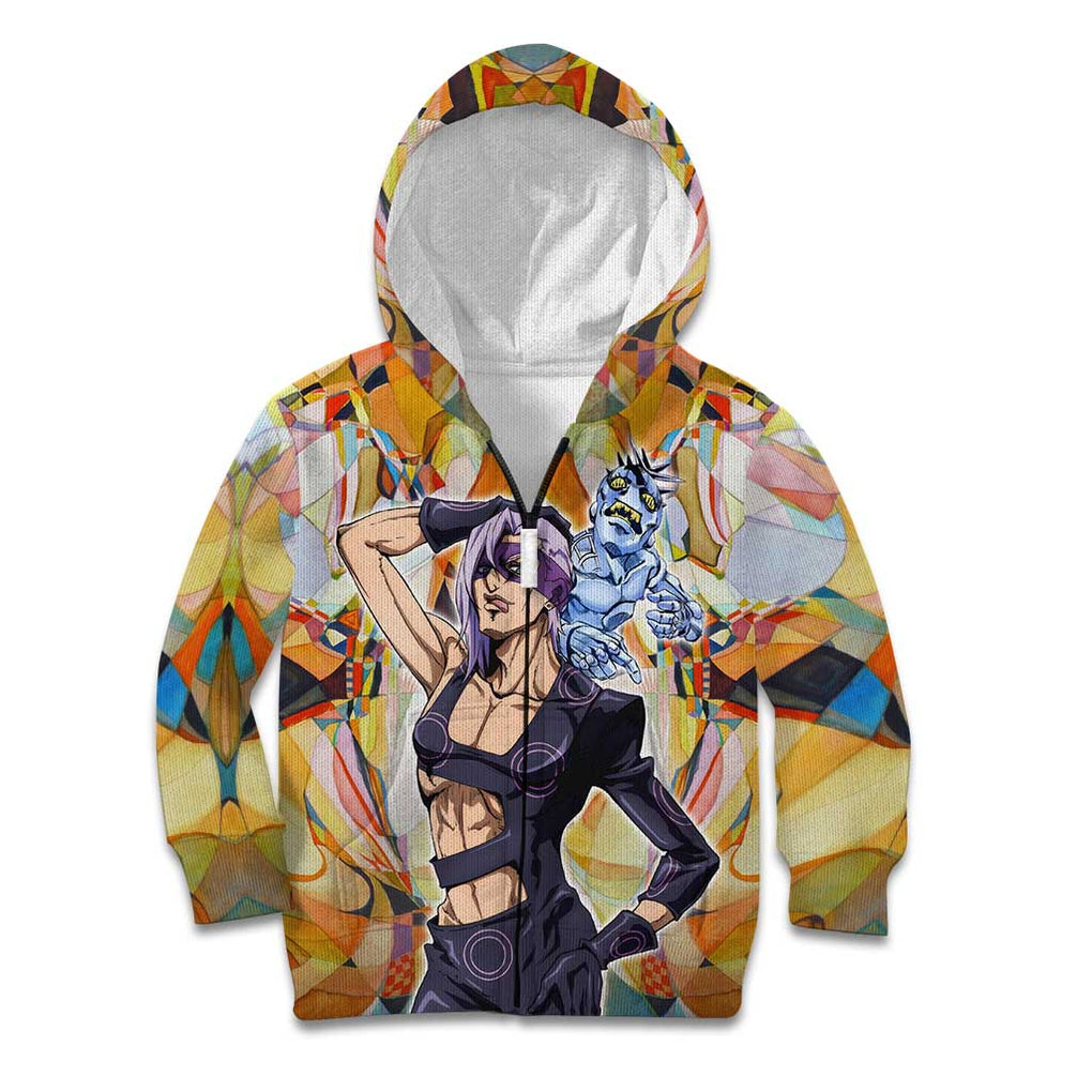 Trippy Melone Babyhead Jojo’s Bizarre Adventure Kid Hoodie Trippy Style