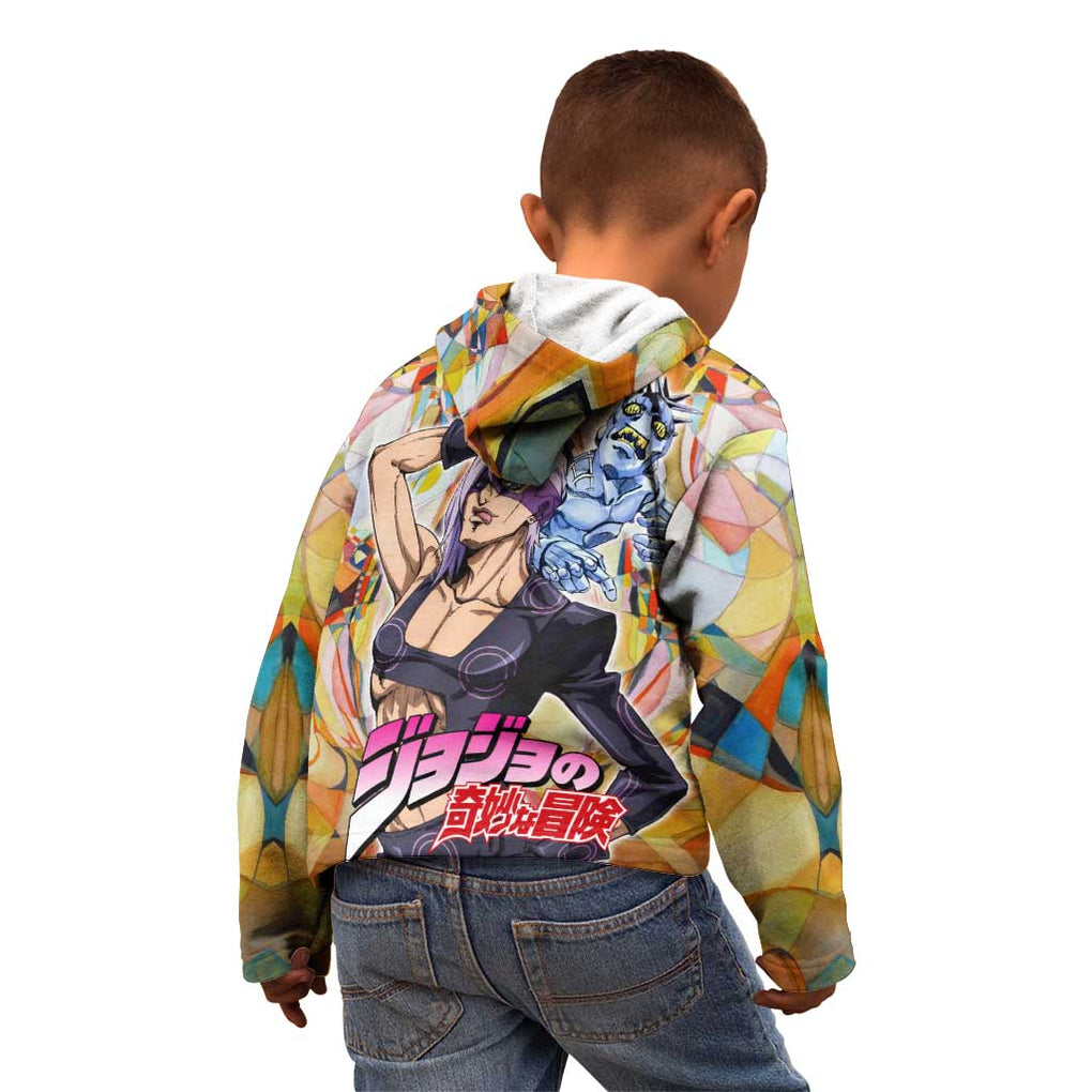 Trippy Melone Babyhead Jojo’s Bizarre Adventure Kid Hoodie Trippy Style