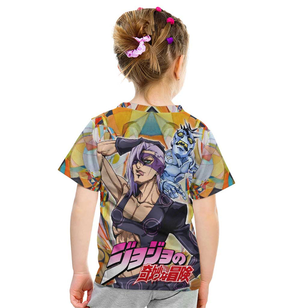 Trippy Melone Babyhead Jojo’s Bizarre Adventure Kid T Shirt Trippy Style