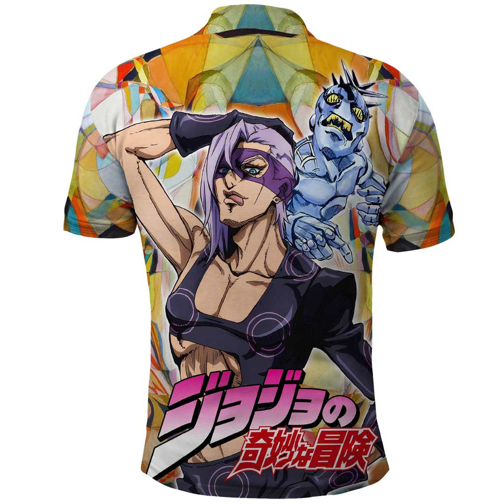 Trippy Melone Babyhead Jojo’s Bizarre Adventure Polo Shirt Trippy Style