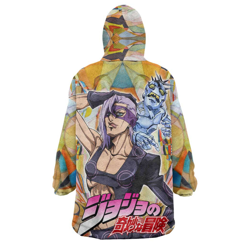 Trippy Melone Babyhead Jojo’s Bizarre Adventure Wearable Blanket Hoodie Trippy Style