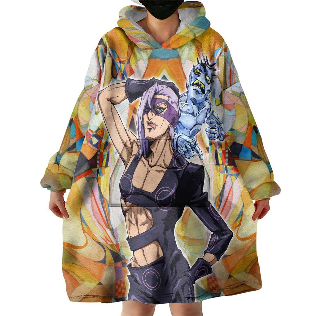 Trippy Melone Babyhead Jojo’s Bizarre Adventure Wearable Blanket Hoodie Trippy Style