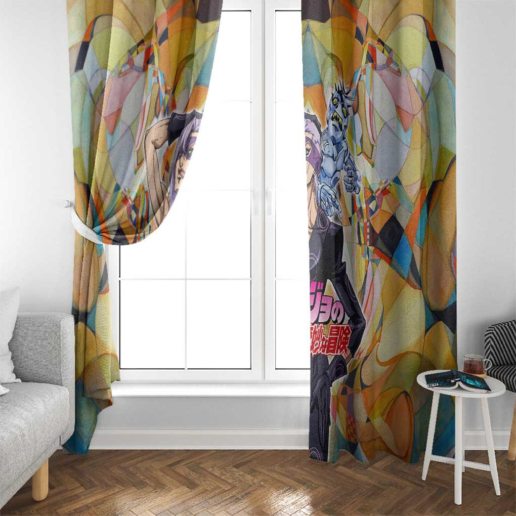 Trippy Melone Babyhead Jojo’s Bizarre Adventure Window Curtain Trippy Style