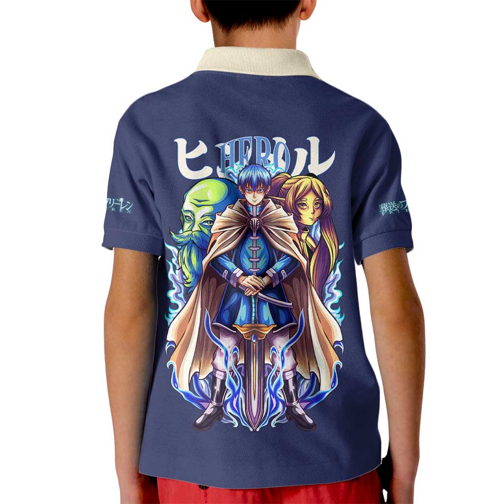 Himmel Frieren Beyond Journey’s End Kid Polo Shirt Japan Anime Style - The Mazicc