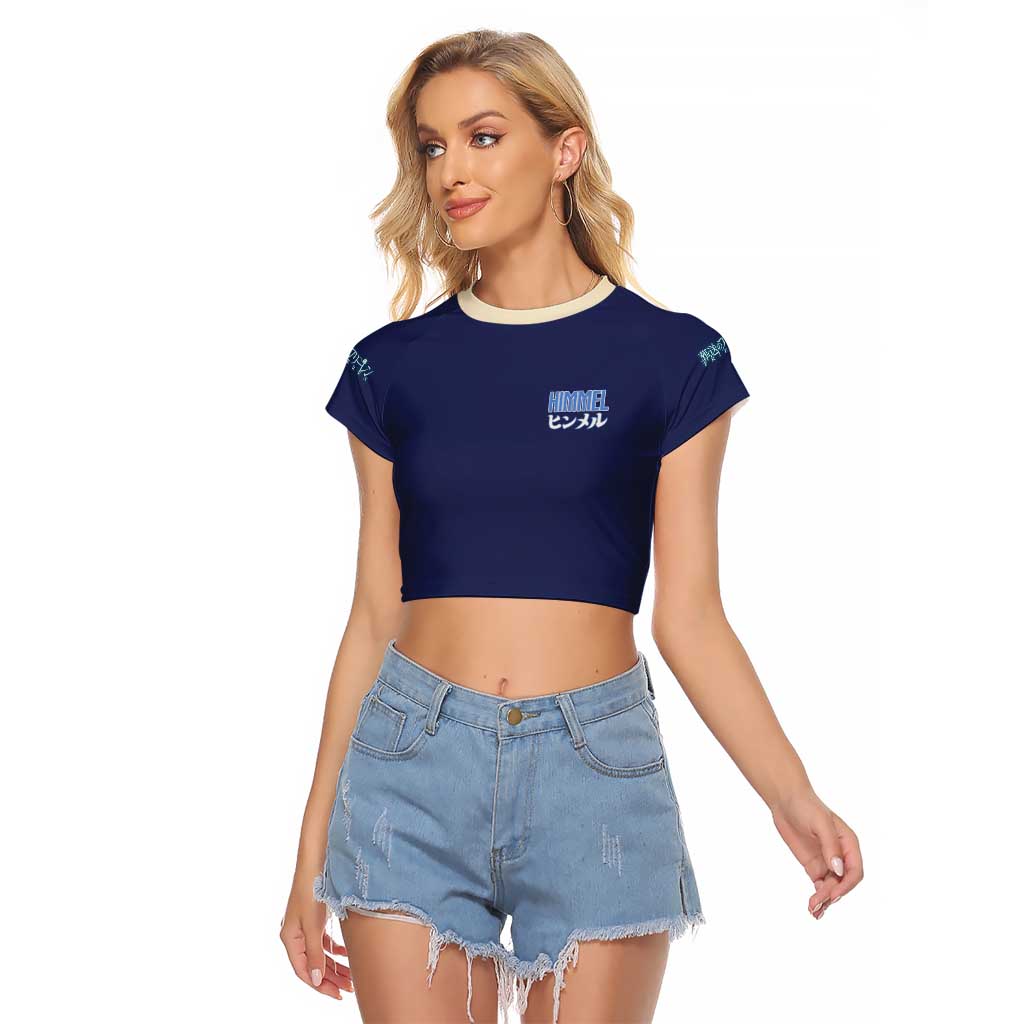 Himmel Frieren Beyond Journey’s End Raglan Cropped T Shirt Japan Anime Style - The Mazicc