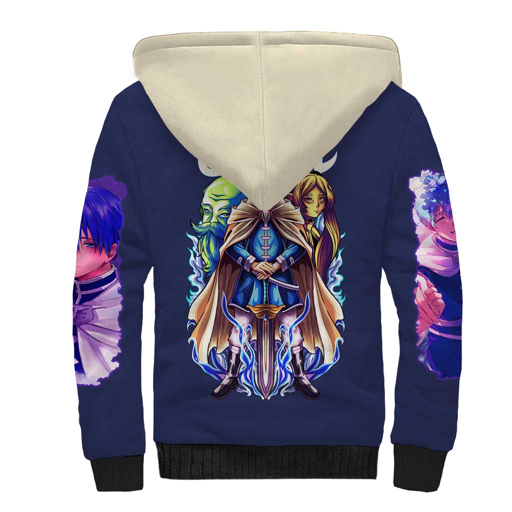 Himmel Frieren Beyond Journey’s End Sherpa Hoodie Japan Anime Style - The Mazicc