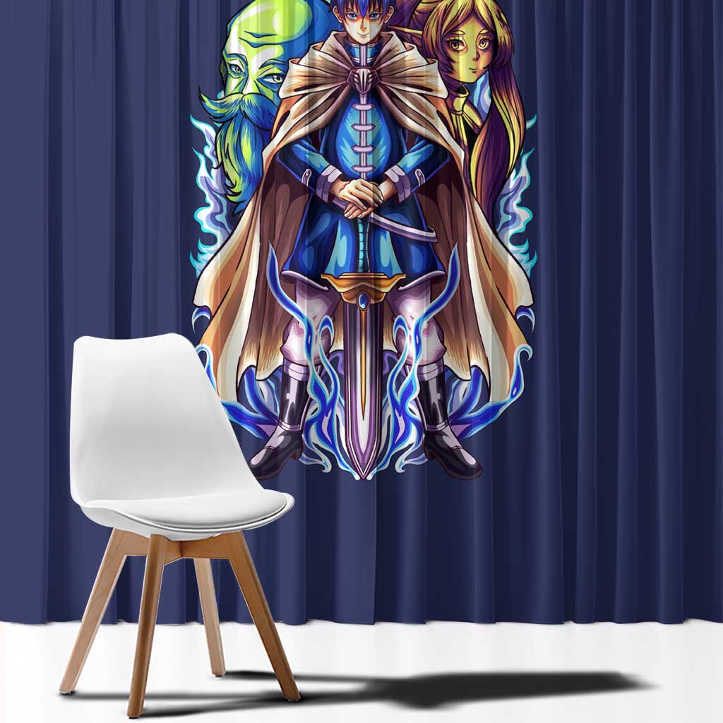 Himmel Frieren Beyond Journey’s End Window Curtain Japan Anime Style - The Mazicc