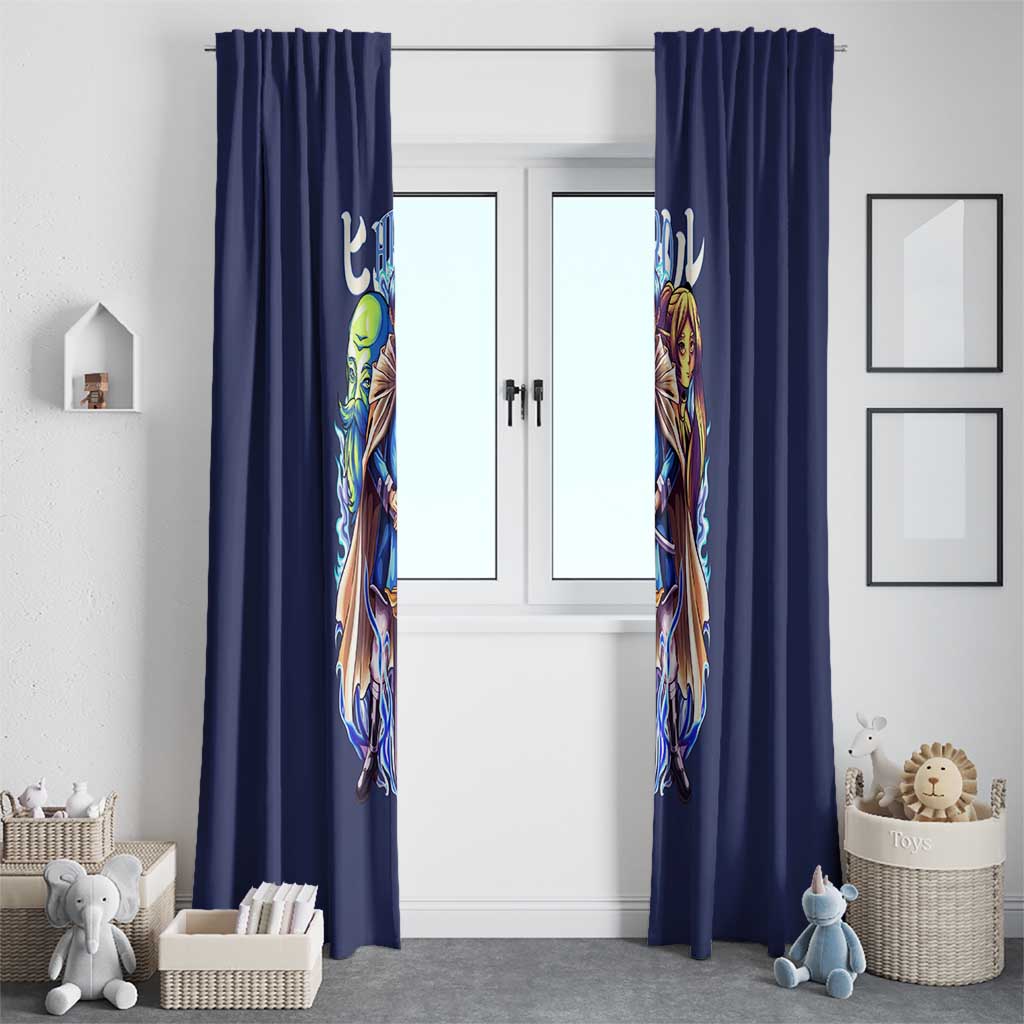 Himmel Frieren Beyond Journey’s End Window Curtain Japan Anime Style - The Mazicc