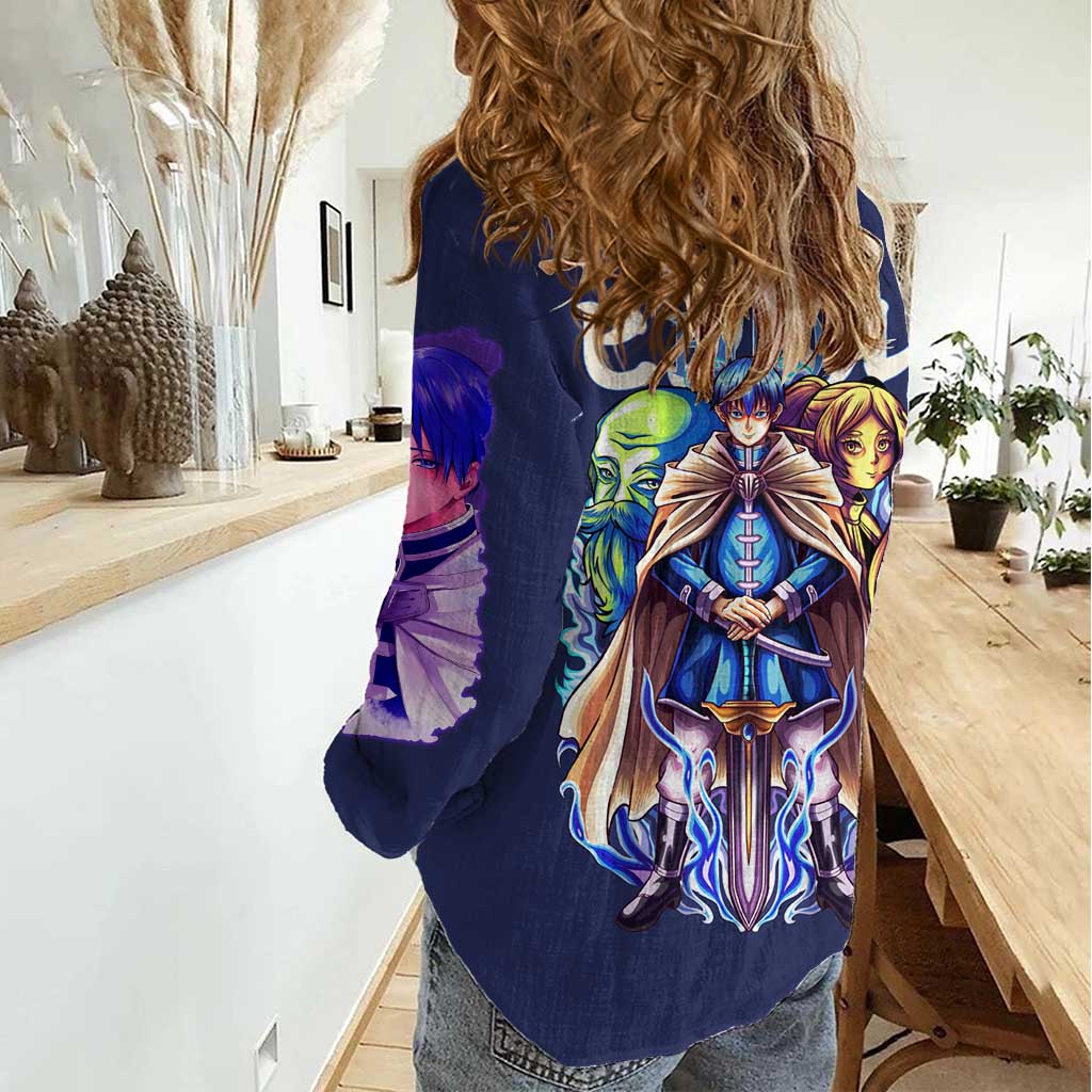 Himmel Frieren Beyond Journey’s End Women Casual Shirt Japan Anime Style - The Mazicc