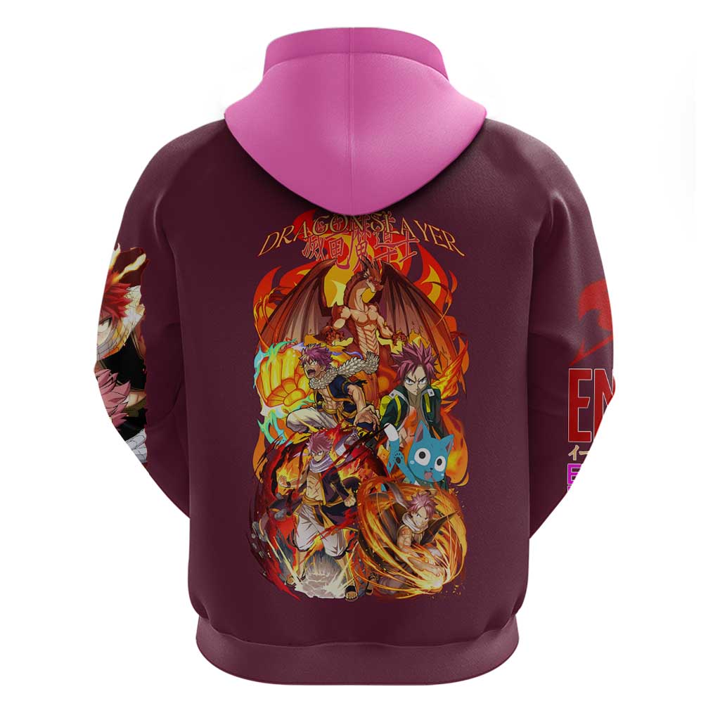 Natsu Dragneel V2 Fairy Tail Hoodie Japan Anime Style - The Mazicc