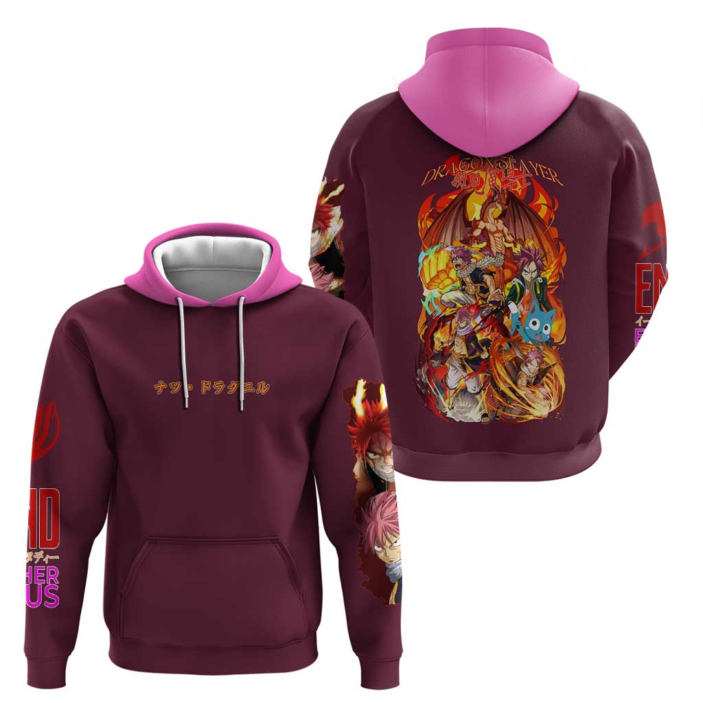 Natsu Dragneel V2 Fairy Tail Hoodie Japan Anime Style - The Mazicc