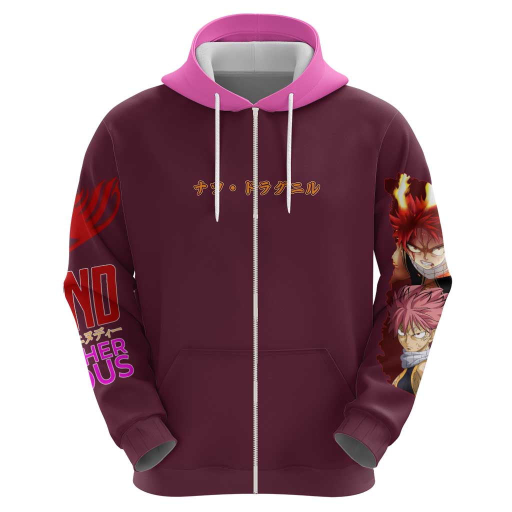 Natsu Dragneel V2 Fairy Tail Hoodie Japan Anime Style - The Mazicc