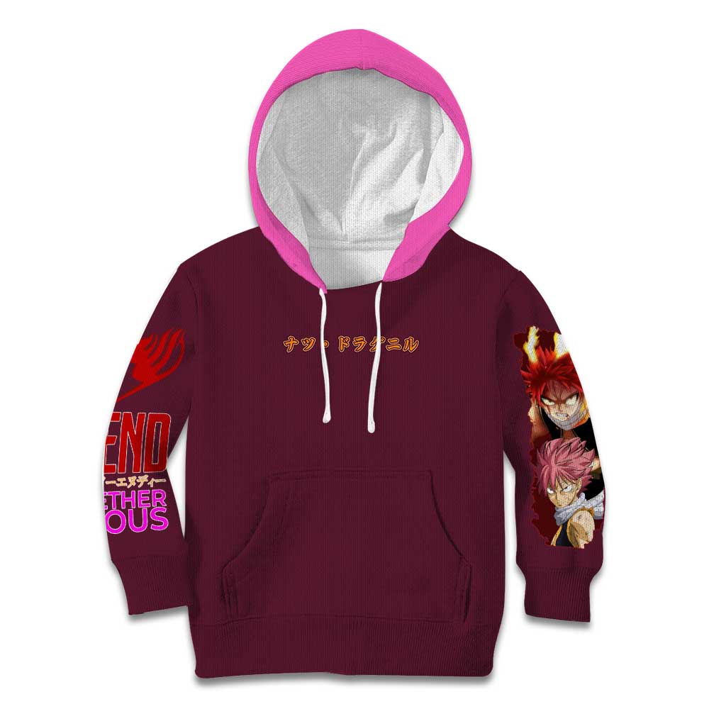 Natsu Dragneel V2 Fairy Tail Kid Hoodie Japan Anime Style - The Mazicc
