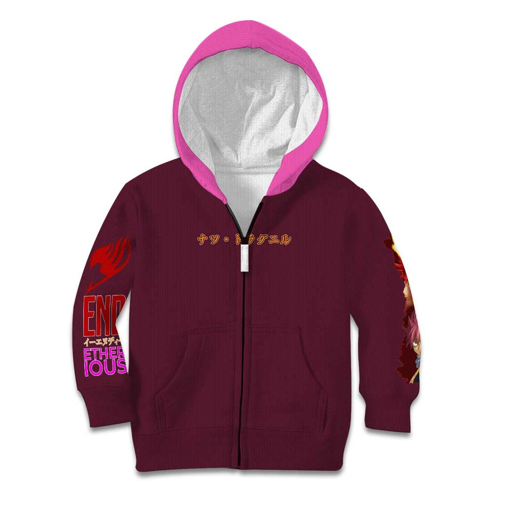Natsu Dragneel V2 Fairy Tail Kid Hoodie Japan Anime Style - The Mazicc