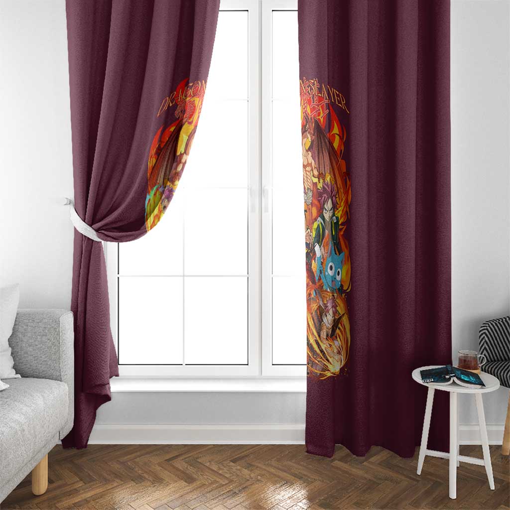 Natsu Dragneel V2 Fairy Tail Window Curtain Japan Anime Style - The Mazicc