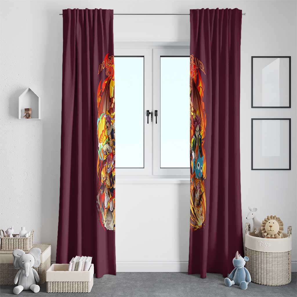 Natsu Dragneel V2 Fairy Tail Window Curtain Japan Anime Style - The Mazicc