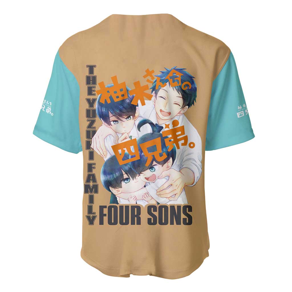 The Yuzuki Family’s Four Sons Baseball Jersey Japan Anime Style - The Mazicc