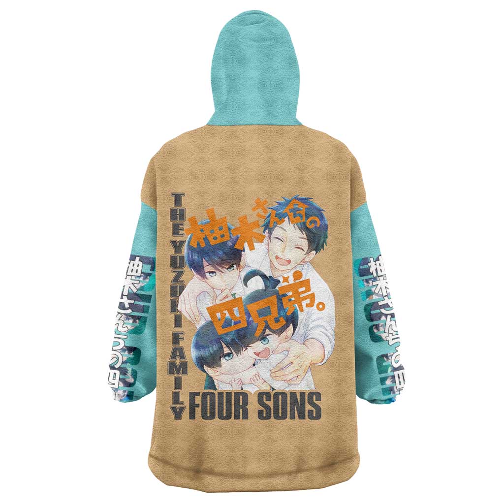 The Yuzuki Family’s Four Sons Wearable Blanket Hoodie Japan Anime Style - The Mazicc