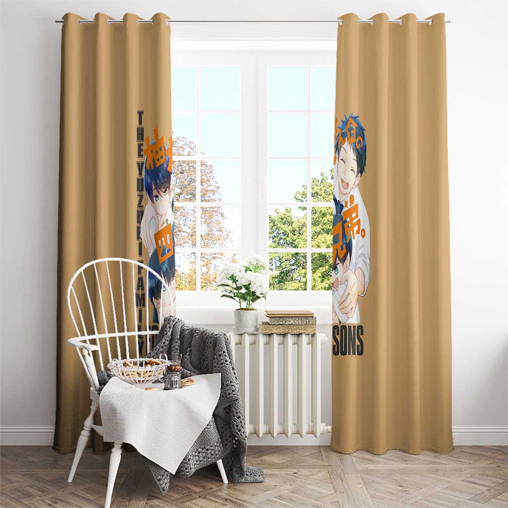 The Yuzuki Family’s Four Sons Window Curtain Japan Anime Style - The Mazicc