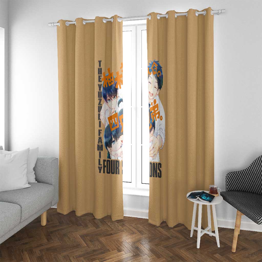 The Yuzuki Family’s Four Sons Window Curtain Japan Anime Style - The Mazicc