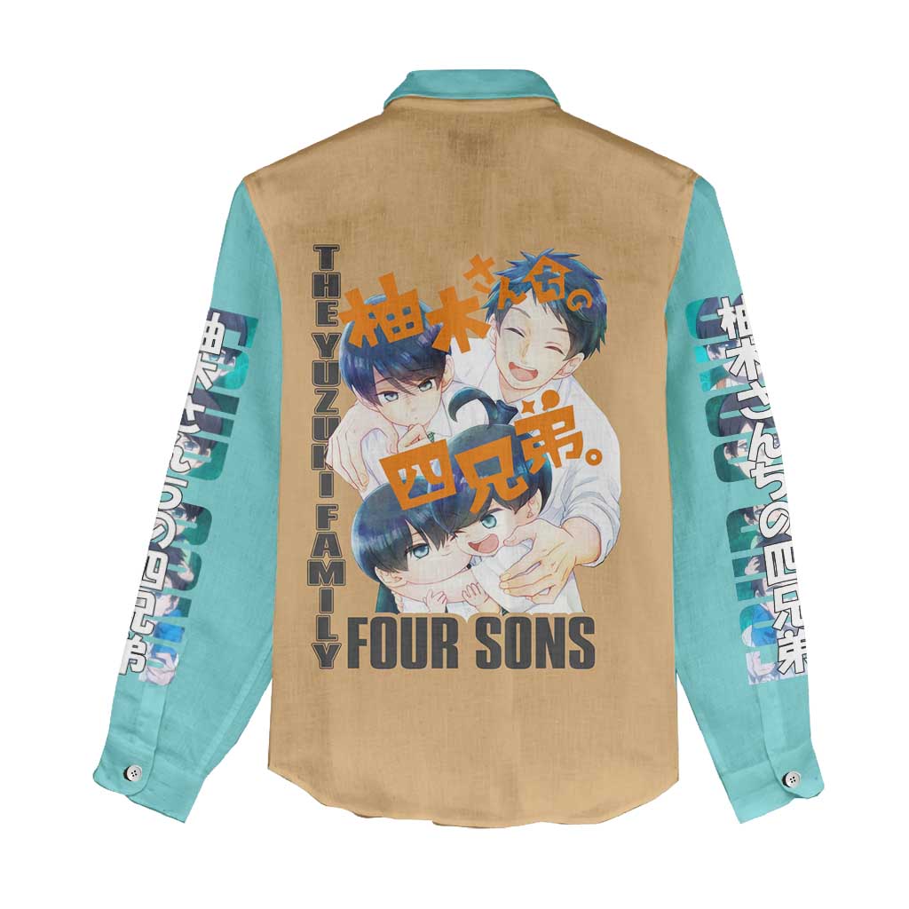 The Yuzuki Family’s Four Sons Women Casual Shirt Japan Anime Style - The Mazicc