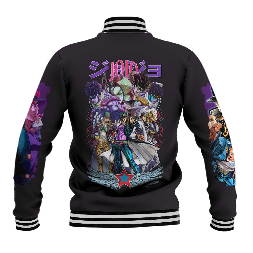 Jotaro Kujo V2 Jojo’s Bizarre Adventure Baseball Jacket Japan Anime Style - The Mazicc