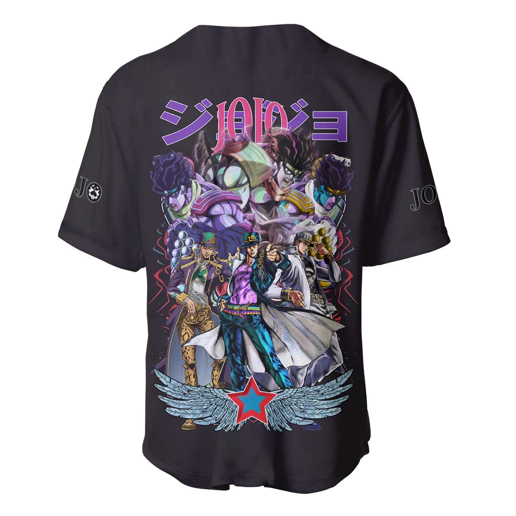 Jotaro Kujo V2 Jojo’s Bizarre Adventure Baseball Jersey Japan Anime Style - The Mazicc