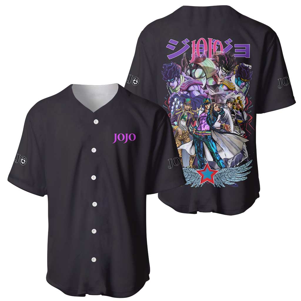 Jotaro Kujo V2 Jojo’s Bizarre Adventure Baseball Jersey Japan Anime Style - The Mazicc