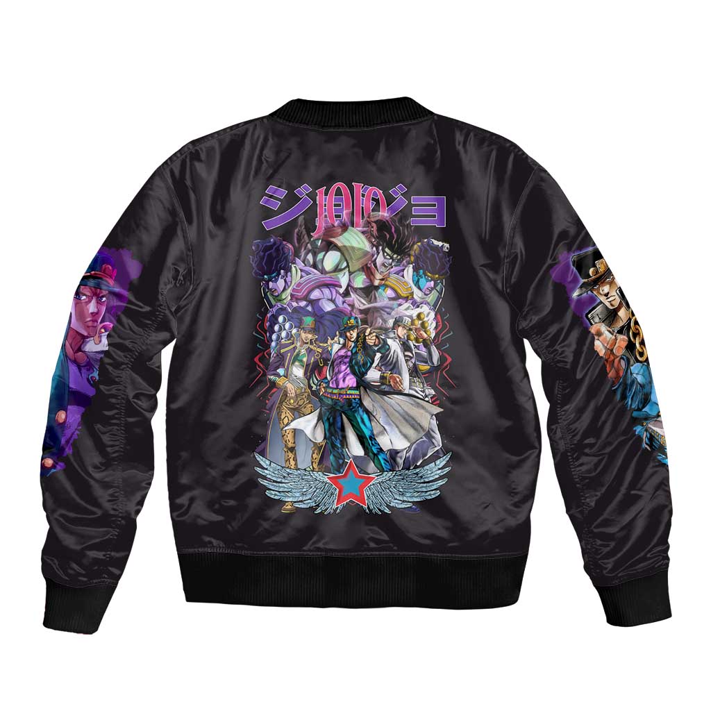Jotaro Kujo V2 Jojo’s Bizarre Adventure Bomber Jacket Japan Anime Style - The Mazicc