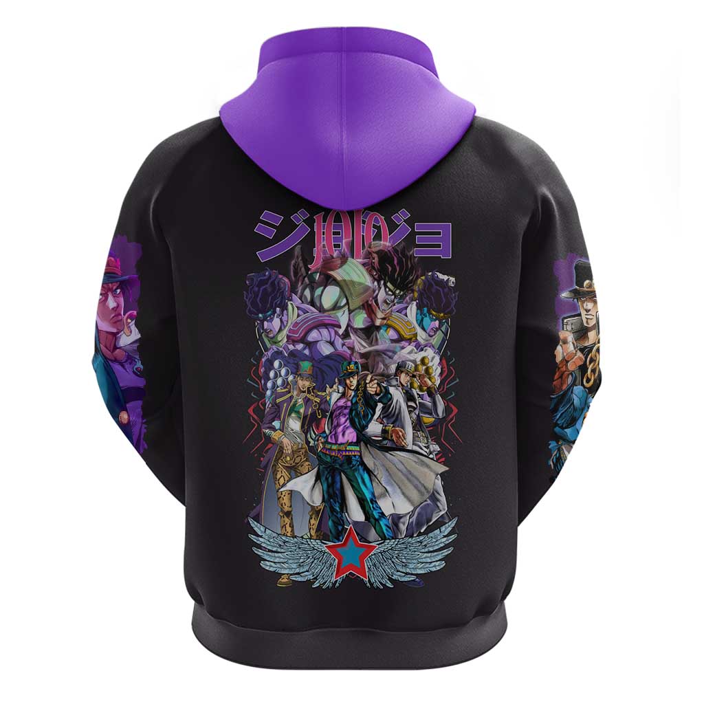 Jotaro Kujo V2 Jojo’s Bizarre Adventure Hoodie Japan Anime Style - The Mazicc