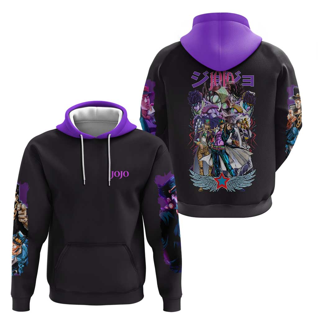 Jotaro Kujo V2 Jojo’s Bizarre Adventure Hoodie Japan Anime Style - The Mazicc